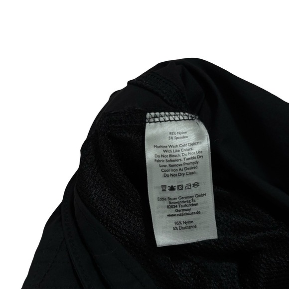 Eddie Bauer First Ascent Cargo Pant Women's P12 Black Nylon Hiking Outdoor - Picture 6 of 6